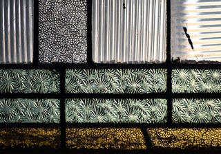 Pressed sheet glass of the early twentieth century in St. Petersburg architecture