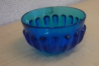 In Holland, archaeologists have found a whole bowl of blue glass 1800 years old