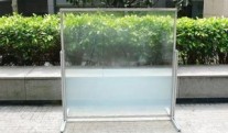 Smart liquid glass unit will cool the house during the day and heat at night